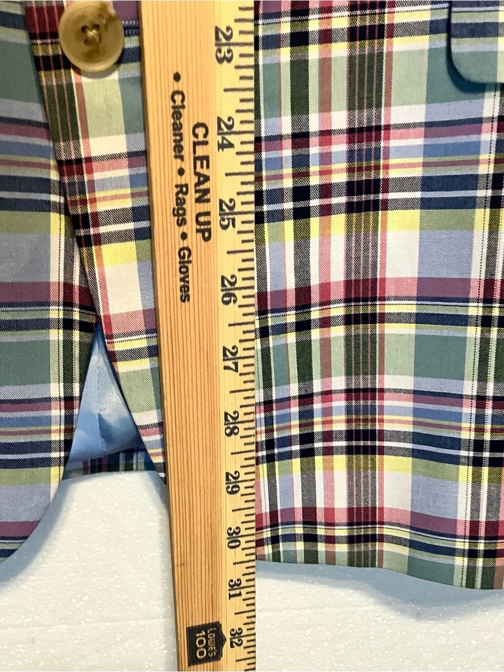 crown & ivy 46S Multicolor Plaid Blazer in Blue, Green, Red